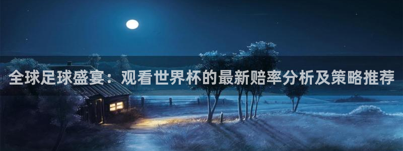 世界杯2026赛程表：全球足球盛宴：观看世界杯的最新赔率分析及策略推荐